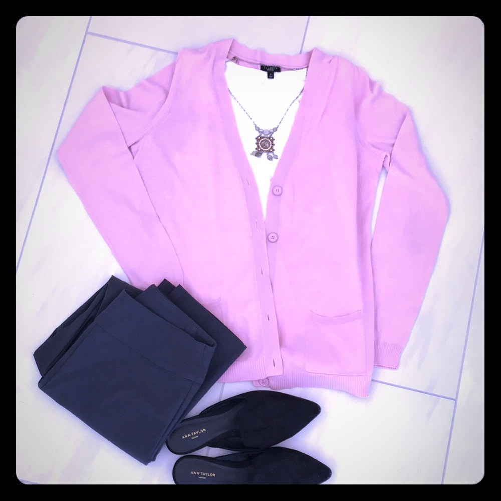 Talbots long-sleeve,cotton cardigan